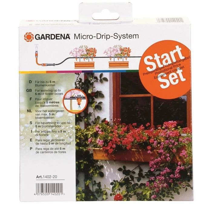 Kit Micro Drip GARDENA Pour Balconnières 1 Kit Micro Drip GARDENA Pour Balconnières
