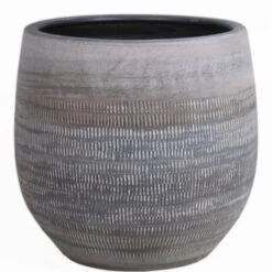 Pot Olav Gris/Brun 15 Cm