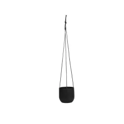 Pot Suspendu Esra Noir 15 Cm