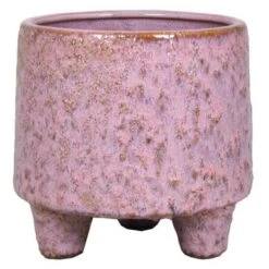 Pot Living Sur Pieds Rose 14 Cm