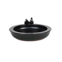 ESSCHERT DESIGN Antracietgrijs Vogelbad